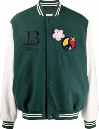 Bel-Air Athletics Bomber con ricamo - Verde