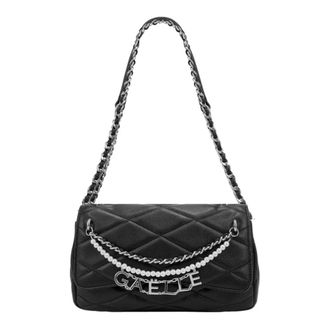 Ga&euml;lle Paris Cross Body Bags, female, Black, Size: ONE SIZE Regular Shoulder Strap Perle E Charms