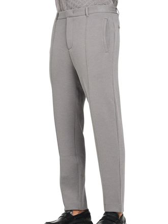 A|X Armani Exchange Grey Slim-Fit Cotton-Blend Sweatpants