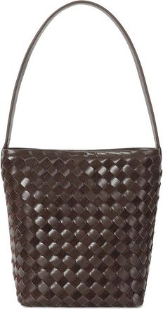 Tiffany & Fred Structured Suede & Leather Tote