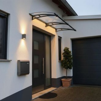 Palram Marquesina Flora - 205 X 91,8 X 16 Cm - Gris