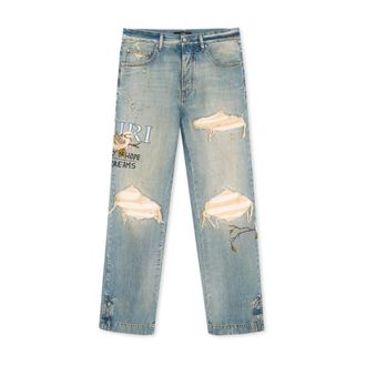 Amiri MX1 Straight Flare Jean - male - Amiri - Straight Fit Jeans - Blue - W32 - Jeans