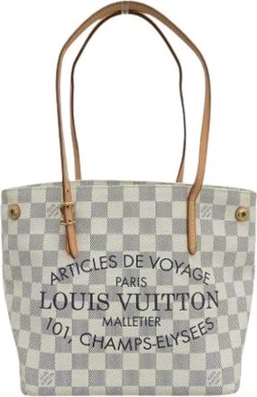 Louis Vuitton Pre-owned Vintage Tote Bag - Dames - Vintage Shopper - Wit - ONE Size - Leer - Vintage