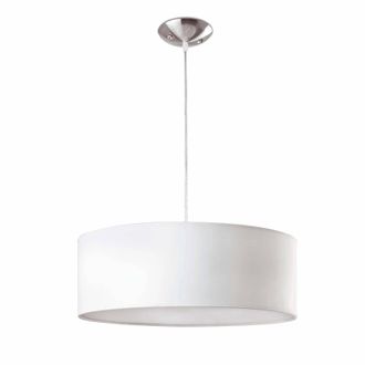 Netlighting Seven 3 Light Large Round Ceiling Pendant White E27