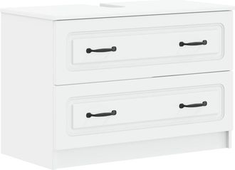 vidaXL Mueble De Lavabo Para Ba&ntilde;o Utrecht Blanco 82 X 41 X 56 Cm Vidaxl