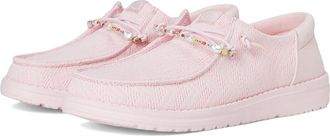 Hey Dude Wendy Funk Mesh Shoelry Womens Shoes Light Pink : 11 M, Synthetic