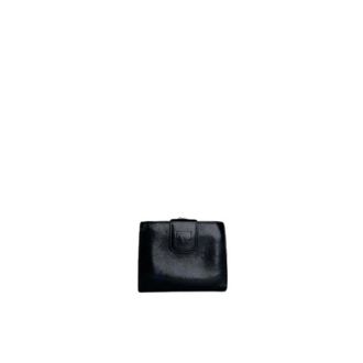 Celine Pre-owned Wallets, female, Black, Size: ONE SIZE Pre-owned Triomphe Embossed Bifold Wallet
