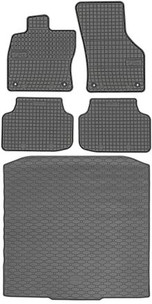 OEM Skoda Octavia Iii Kombi De Febrero De 2013 A Mayo De 2020. Juego De Alfombrillas De Goma Para Coche Y Alfombrilla Para Maletero