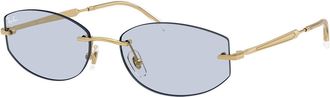 Ray-Ban RB3792 001/MF Mens Sunglasses Gold Size 55