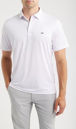 Vineyard Vines St. Jean Stripe Sankaty Performance Polo in White at Nordstrom, Size Xx-Large