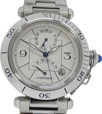 Cartier Pre-owned Vintage Polshorloge - Heren - Vintage Horloges - Grijs - ONE Size - Vintage
