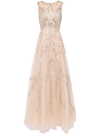Saiid Kobeisy Tulle Dress With Beading