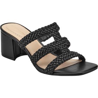 Bandolino Mumm Block Heel Sandal in Black at Nordstrom Rack, Size 9.5