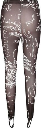 Vaquera Legging met stras - Zwart
