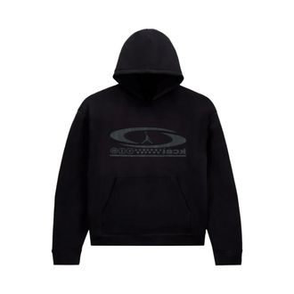 Nike Jordan Hoodies & sweatvesten, Heren, Zwart, L, Katoen, Pullover Hoodie x Travis Scott