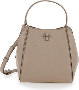 Tory Burch Grey McGraw bucket bag
