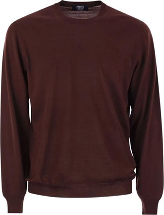 Fedeli Maglione Argentina girocollo - Rosso