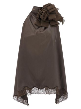 Magda Butrym Brown Blouse 01 top