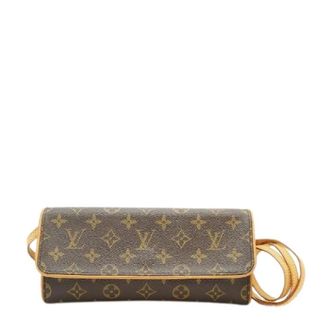 Louis Vuitton Pre-owned Clutches, female, Brown, Size: ONE SIZE Pre-owned Monogram Twin Pochette GM