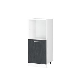 Vicco Armario Para Horno Empotrado R-line, Hormig&oacute;n Negro, 60 Cm