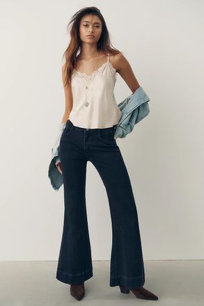 Pilcro Retro Mid-Rise Flare Jeans