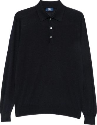 Fedeli Long-sleeve Polo Shirt