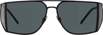 Saint Laurent Black Rectangular Mens Sunglasses SL 750 001 69