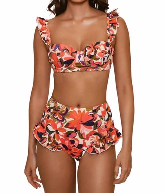Hutch Wila Bikini Top In Coral