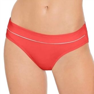Robin Piccone Malia Banded Edge Bottom In Pimento