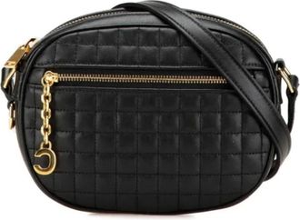 Celine Pre-owned Cross Body Bags, female, Black, Size: ONE SIZE Pre-owned Leather celine-bags