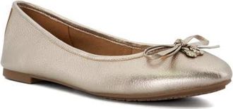 Dune London Hallow Flat in Gold at Nordstrom, Size 7Us