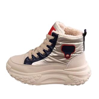 Generic Womans Soft Boots Warm Boots Soft and Comfortable Can Adapt to The Cold and Harsh Environment Anti Slip Ladies Boot Blue