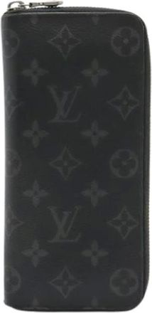Louis Vuitton Pre-owned Wallets, male, Black, Size: ONE SIZE Pre-owned Long wallet (bi-fold)