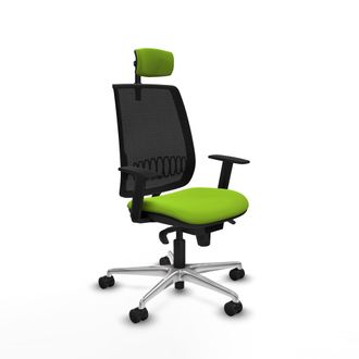 Piqueras y Crespo Silla De Oficina Piqueras Y Crespo Ergon&oacute;mica Negro Similpiel