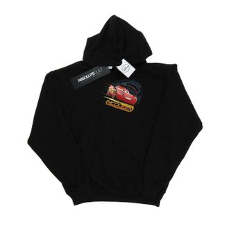 Disney Heren Cars Lightning McQueen Hoodie (Zwart)