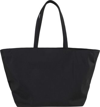 Alexander Wang Black Punch Embossed Logo Nylon Tote Bag