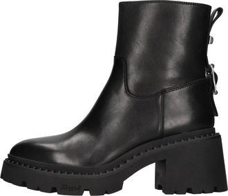 Ash Newton Soft Mustang - Dames - Laarzen met Hak - Zwart - 40 EU - Leer - Schoenen