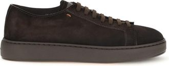 Santoni Brown Classic Sneakers