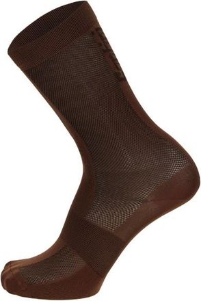 Santini Cycling High Socks Q-Skin Puro Velosocken - Unisex | braun