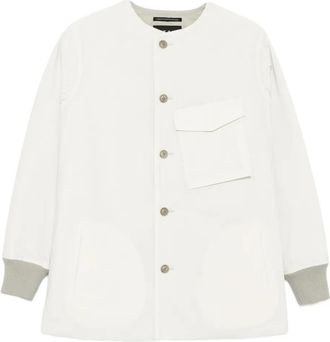 Yohji Yamamoto PE/Tafta jack met zak - Beige