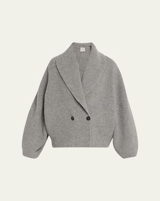 Toteme Shawl Lapel Wool Cardigan