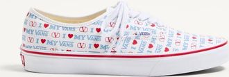 Valentino Garavani Valentino Garavani And Vans Low-Top Trainer In Valentino Vans Love Print Fabric