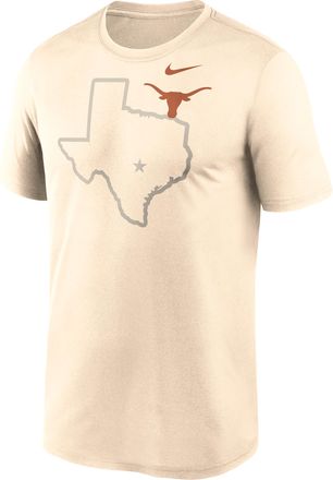 Nike Texas Campus Legend Shadow Logo Nike Mens Dri-FIT College T-Shirt in Brown | NKGK15ATXE-UWS
