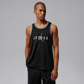 Nike Jordan Mens Jordan Brooklyn Mesh Jersey in Black | IF1855-010