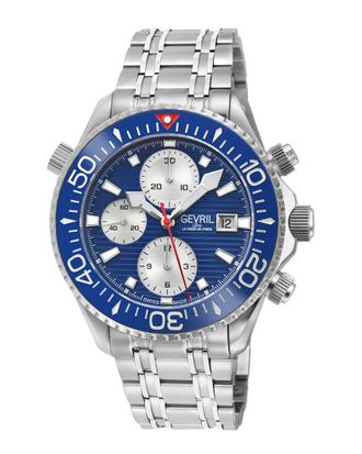Gevril Group Mens Hudson Yards Chronograph Watch