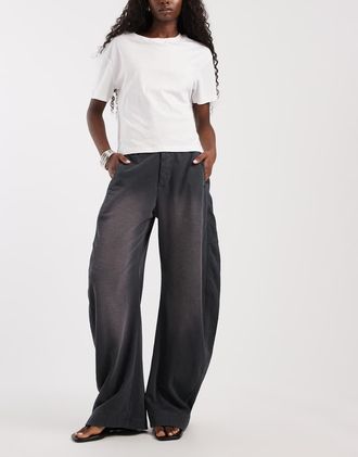 Free People Spotlight - Pantaloni a cilindro neri-Nero