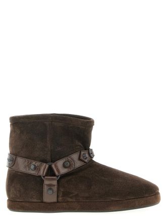 Balenciaga Brown Ankle Boots