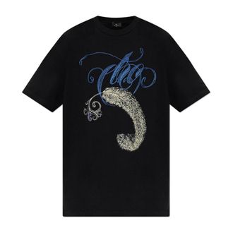 Etro T-shirt in cotone con stampa - - Tops - Donna - Nero - XS