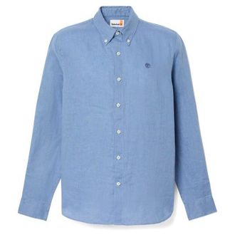 Timberland Mill Brook Linen Shirt Hemd f&uuml;r Herren | blau