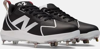 New Balance FuelCell Romero Duo SMROMBK2 Womens Black Softball Cleats TF4600